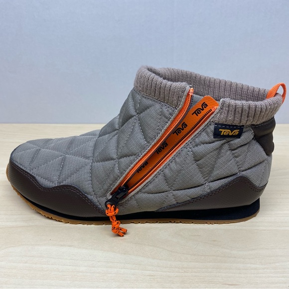 Teva ReEmber Ember Mid Brown Grey Slip On Boots Men Size 9 ( 1125310 ) Full Zip